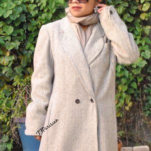 Vintage Full Wool Coat Circa 1960 IGLWU Inion